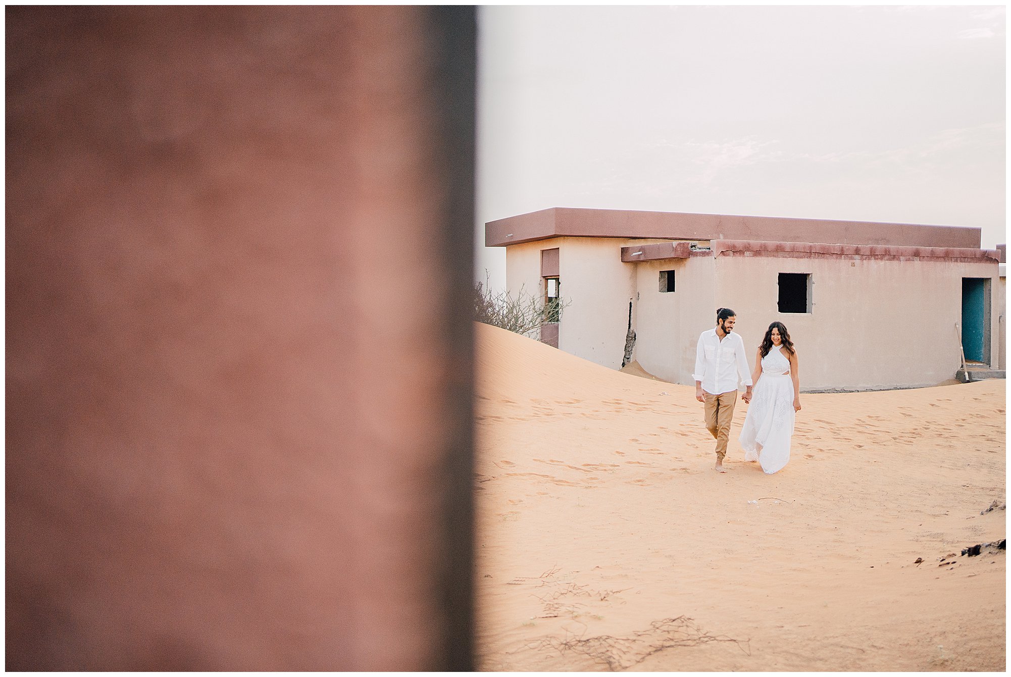 epic dubai desert engagement photoshoot